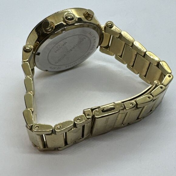 Michael Kors Parker MK5354 Women\'s Gold Stainless Steel Analog Dial Watch JNA387 main image 8